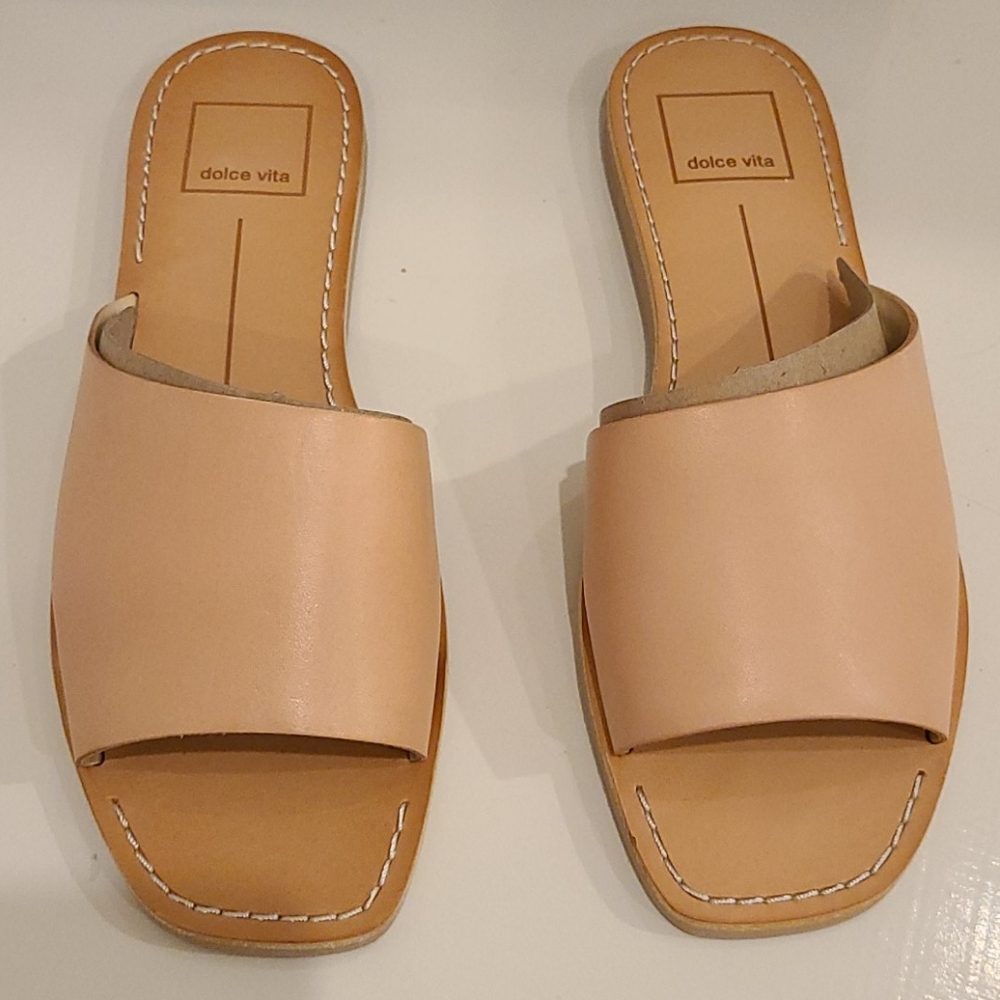 Dolce Vita Cato leather slides